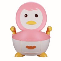 世纪宝贝（babyhood）企鹅坐便器 BH-113 藕粉色