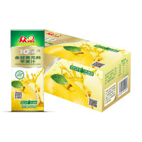 【苏宁超市】众果100%纯果汁金冠黄元帅苹果汁 标准装 250MLX12盒 箱装 果汁饮料