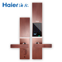 海尔(Haier)指纹锁 HL-30PF3 家用防盗门锁三防锁体电子密码锁 智能锁 电子锁 红古铜