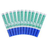 齐心(comix)WB701白板笔12支/盒 3盒装 大头笔可擦笔 会议书写笔 书写笔展示板笔记号笔办公用品 蓝色