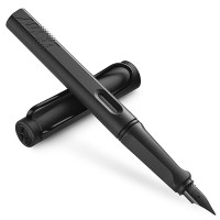 凌美(LAMY) Safari狩猎者系列钢笔墨水笔商务办公用笔磨砂黑 M尖 磨砂黑色