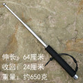 户外防身武器三节加长伸缩棍子甩棍摔棍防身棍甩鞭车载自卫用品 伞兵