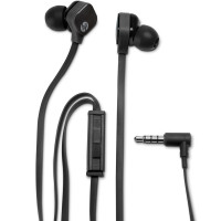 惠普（HP）H2310 入耳式耳机 可通话耳麦 音乐运动男女 电脑耳机 黑色