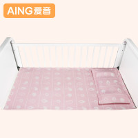 AING爱音婴幼儿竹纤维床席 森之物语（粉色）床席110*63CM