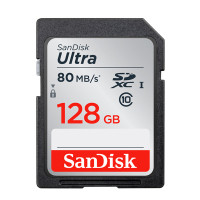 【官方授权】闪迪(sandisk)sd卡128g sdxc高速c10 松下佳能单反相机