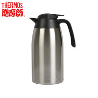 膳魔师(THERM0S)不锈钢保温壶热水瓶家用台式咖啡壶THV-1500/THV2000 不锈钢色（CS）2000ML