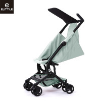 elittile婴儿推车 超轻便可折叠伞车可上飞机迷你便携宝宝手推车口袋车 绿色升级版