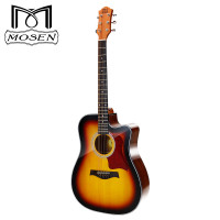 莫森(MOSEN)DC41TBS民谣初学者木吉他入门吉它jita升级款渐变色缺角41英寸 渐变色