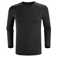 Kailas 凯乐石 户外运动 男款长袖功能T恤 黑色 XL