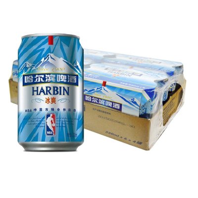 哈尔滨啤酒 冰爽330ml*24听