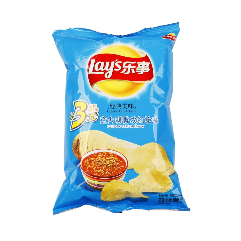 乐事lay"s 薯片 (意大利香浓红烩味) 40g/袋