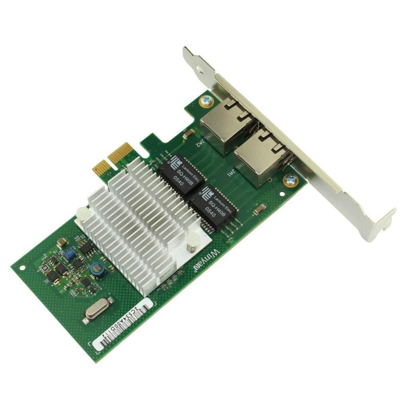 winyao wy580t pci-e x1双口千兆网卡 intel82580台式机i340-t2 vlan