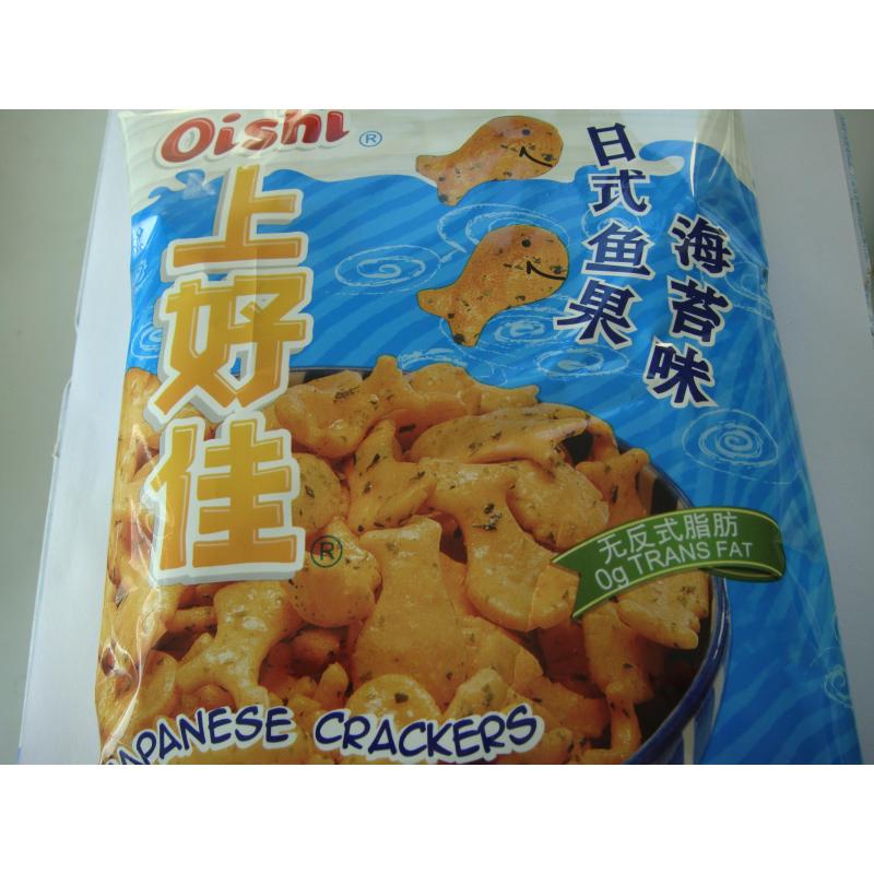 上好佳日式鱼果海苔 膨化食品 50g
