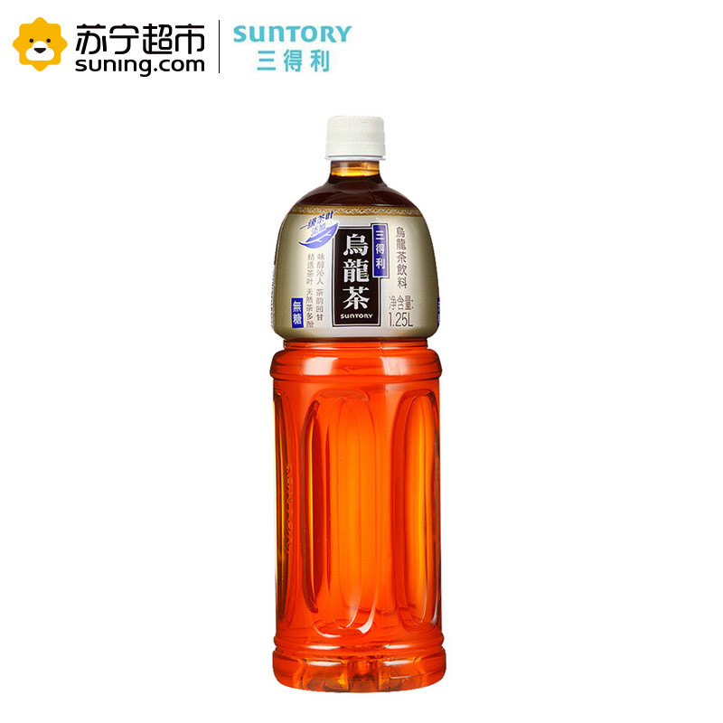 【苏宁易购超市】三得利(suntory)饮料(无糖)乌龙茶1250ml*12瓶整箱