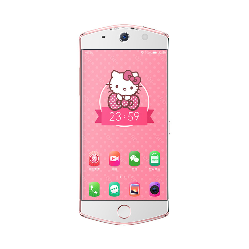 美图手机M6 Hello Kitty特别版 全网通自拍美颜手机 月光白