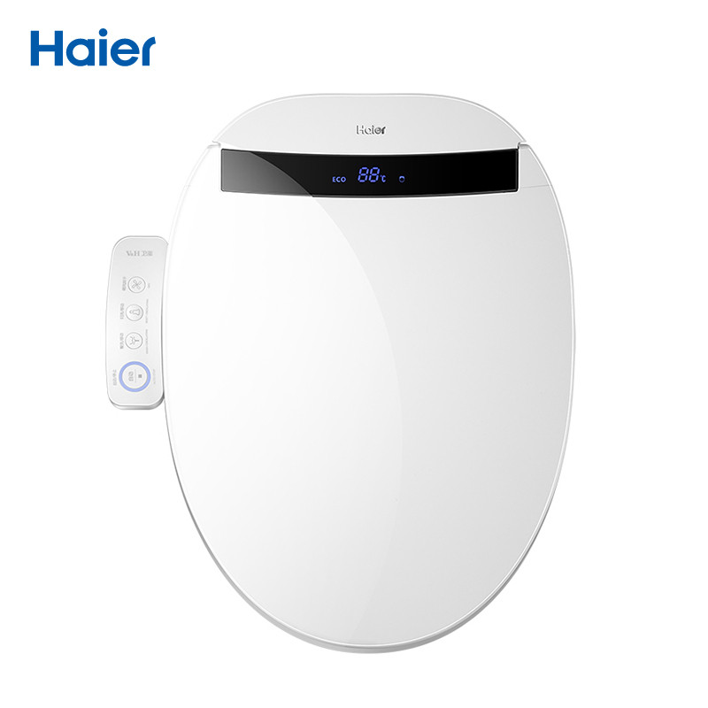 haier/海尔智能马桶盖电子坐便盖冲洗洁身器eq3-a5 即热智能款型