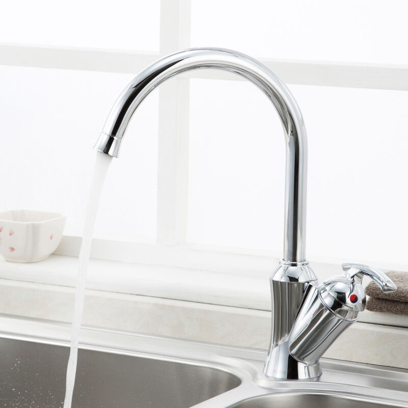 moen/摩恩厨房水槽全铜单孔可旋转冷热厨房 水龙头5069 5069厨房龙头