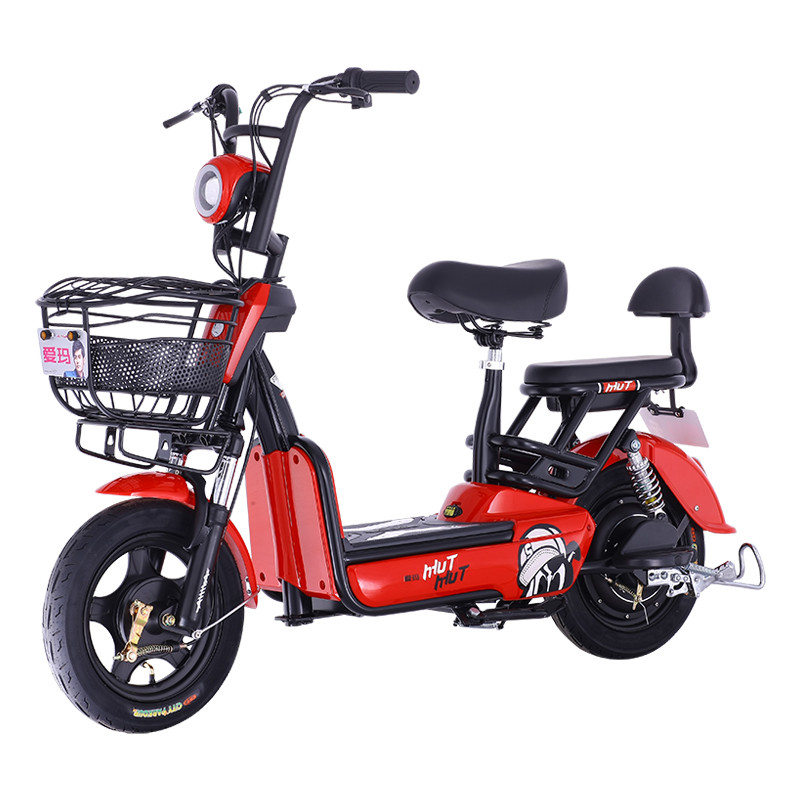 爱玛电动车 新款 小玛a7 铅酸电池 48v 12a 真空轮胎 350w动力电机 奶