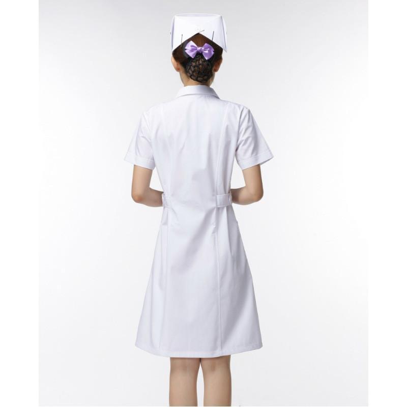 护士服短袖夏装粉色白色蓝色导诊美容实习工作服套装含裤帽_1 xxl 园