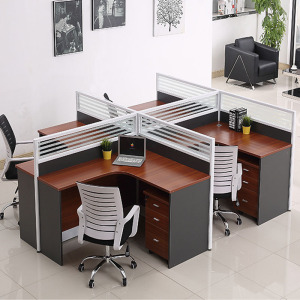 钜晟 办公桌员工位 屏风办公位组合式多人办公桌JS-ZAY01