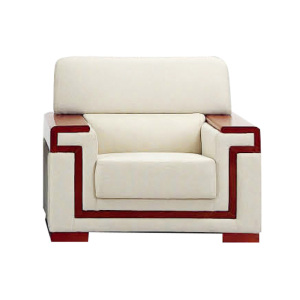 匡大办公沙发 洽谈接待商务沙发组合 简约现代沙发 白色西皮办公沙发JC855
