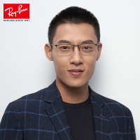 RayBan雷朋光学眼镜架男女款半框复古舒适眼镜架0RX6281D 2503尺寸55