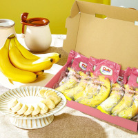 五个农民菲律宾香蕉 7根独立包装 软儒香甜 皮薄肉甜 营养丰富