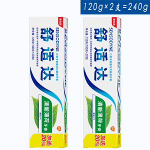 舒适达清新薄荷牙膏 缓解牙齿敏感成人抗敏感牙膏清新口气含氟