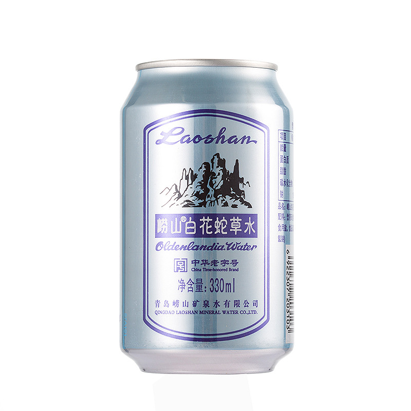 【苏宁超市】崂山白花蛇草水(罐装)330ml*24整箱