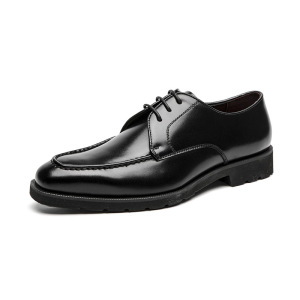 Brookings2023夏季新款皮鞋 男款EVA厚底男鞋正装商务男士皮鞋德