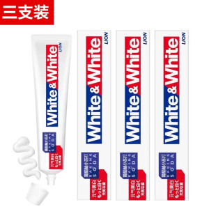 LION狮王WHITE葡萄柚小苏打美白牙膏防蛀亮白去牙渍120g家庭装