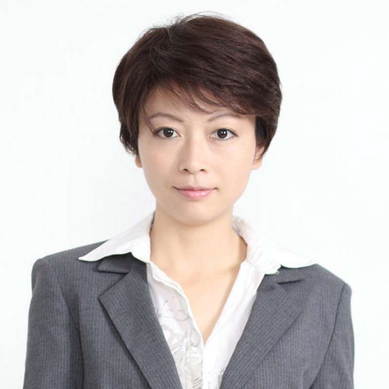玫瑰雨 新款上架女士真发假发短发女 主持人发型 女士假发