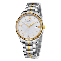 圣雅诺SENARO瑞士品牌手表男表全自动机械表 男士手表金色表时尚休闲夜光防水镀金间金色T9002 腕表