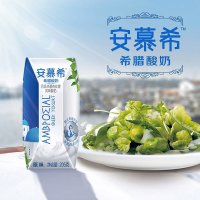 七果果伊利安慕希希腊风味酸奶12盒装 250ml一盒牛奶乳品产地直发by