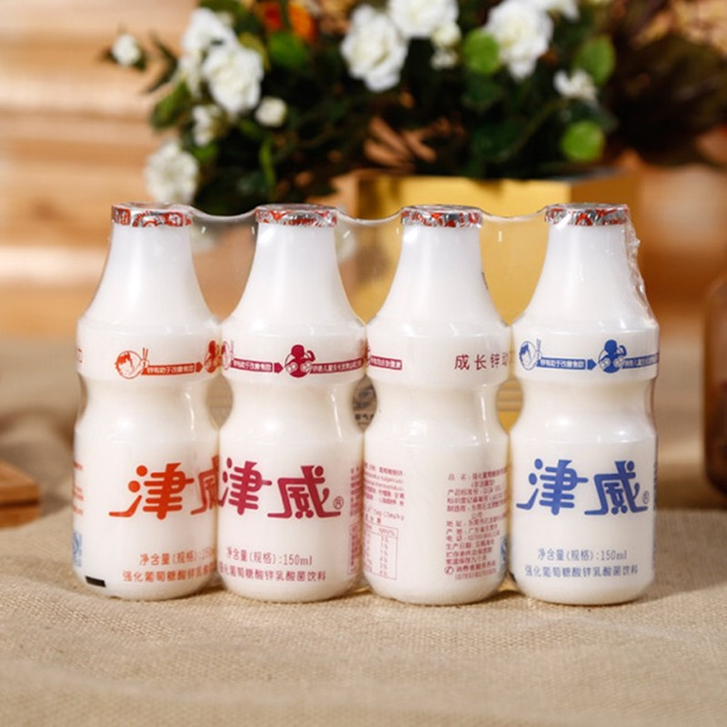 津威酸奶大瓶乳酸菌饮料150ml*28瓶 牛奶乳品 产发cb