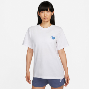 Nike 字母宽松短袖T恤 女款 白色 FD2550-100