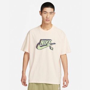 Nike 品牌Logo印花运动透气短袖T恤 男款 卡其色 FD1297-838