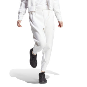 adidas Z.N.E.系列 SS23 纯色宽松收脚运动裤 女款 白色 IN5140