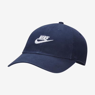 Nike 耐克棒球帽男女夏季遮阳帽新款休闲蓝色运动帽 FB5368-410