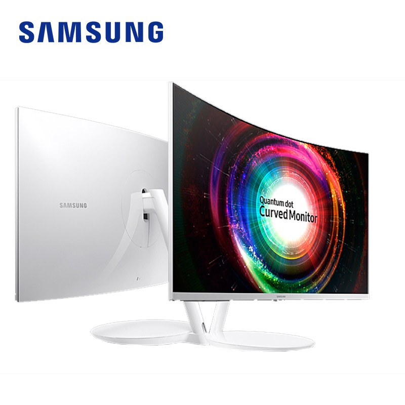 三星显示器C32H711QEC曲面2K显示器31.5英