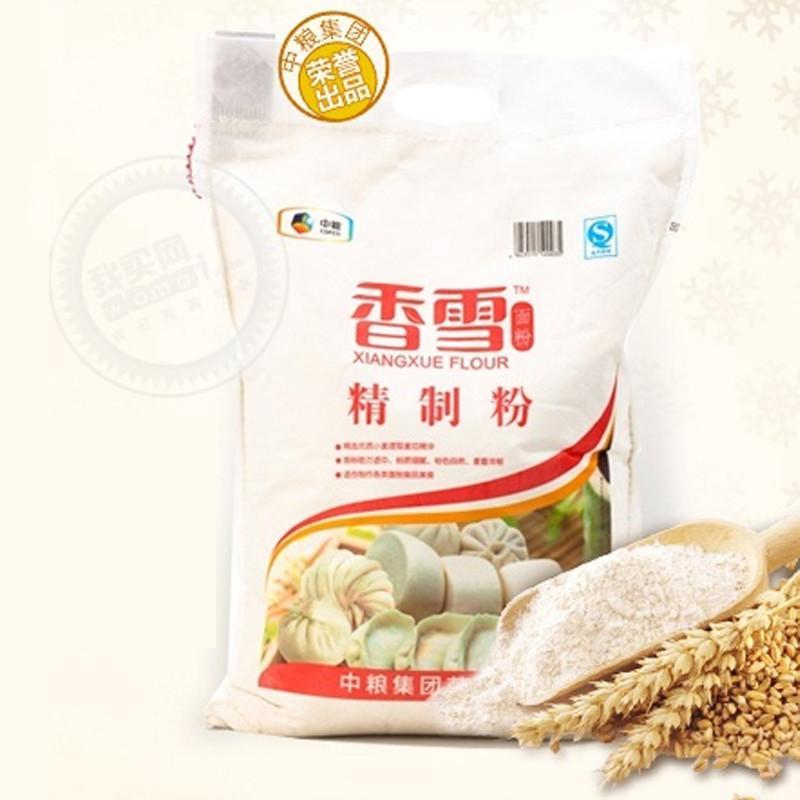 香雪面粉 中粮我买网 中粮优选香雪精制粉5kg【价格 图片 品牌 报价】