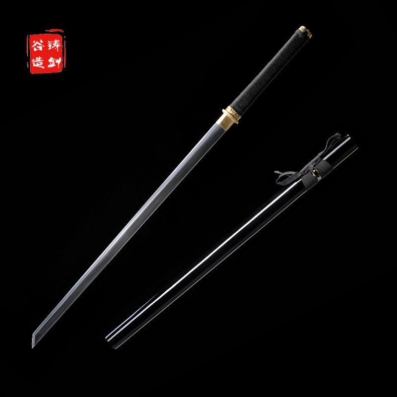 龙泉铸剑谷 光荣级唐刀 弹簧钢 高硬度精品唐刀 7字型