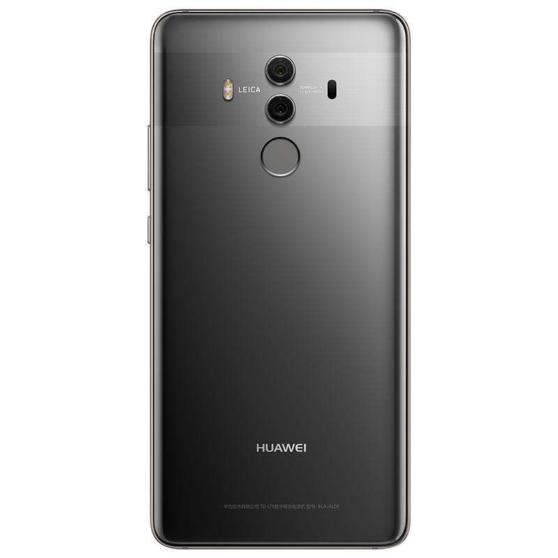华为huawei华为mate10pro全网通版6gb64gb银钻灰移动联通电信4g手机