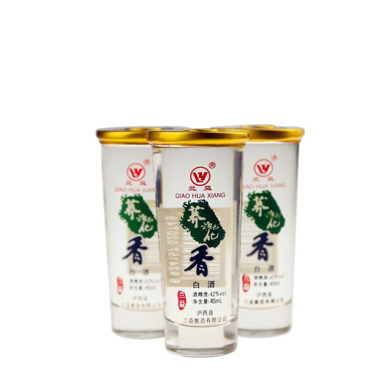 兰益42°荞化香苦荞白酒45ml*12杯 云南白酒小杯酒 箱装