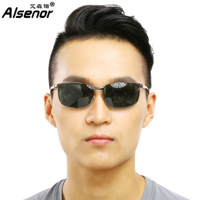 alsenor/艾森诺 偏光太阳镜男 潮人行车墨镜司机镜 驾驶眼镜 防眩光