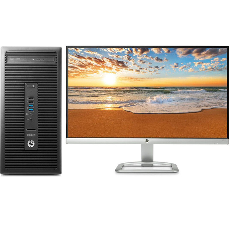 惠普(HP)EliteDesk 705 G3 MT主机+21.5IPS R