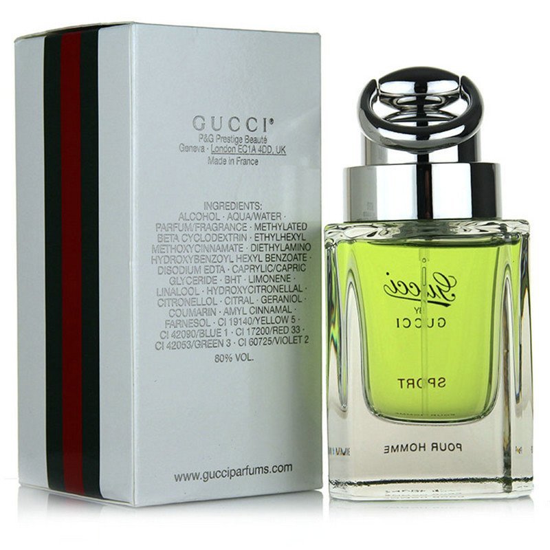 gucci古驰经典男士运动淡香水sportedt50ml