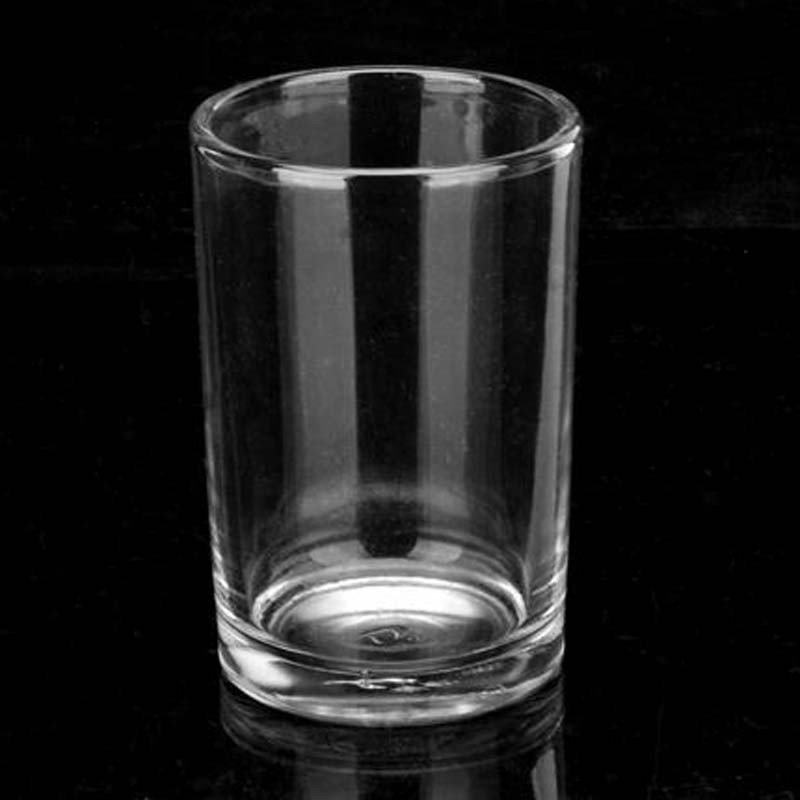 150ml钢化直身玻璃白酒杯透明伯钢化啤酒杯茶杯家居实用果汁杯
