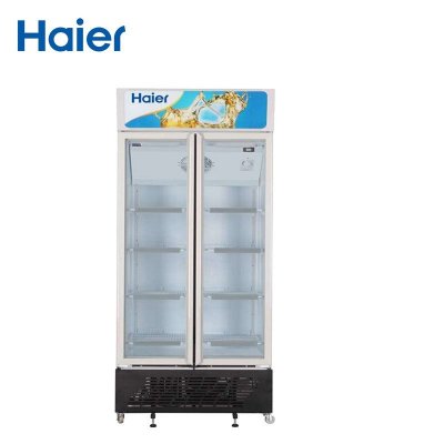 海尔(haier)sc-650g(商流) 双门立式展示冷柜