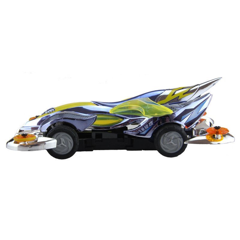 车电动车迷你拼装版星际战队赛车玩具模型战龙四驱完成版-天外魔蝠